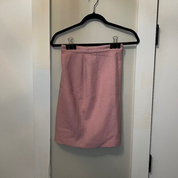 Versus By Gianni Versace Pink Pencil Skirt, Sz XS - Picture 1 of 7